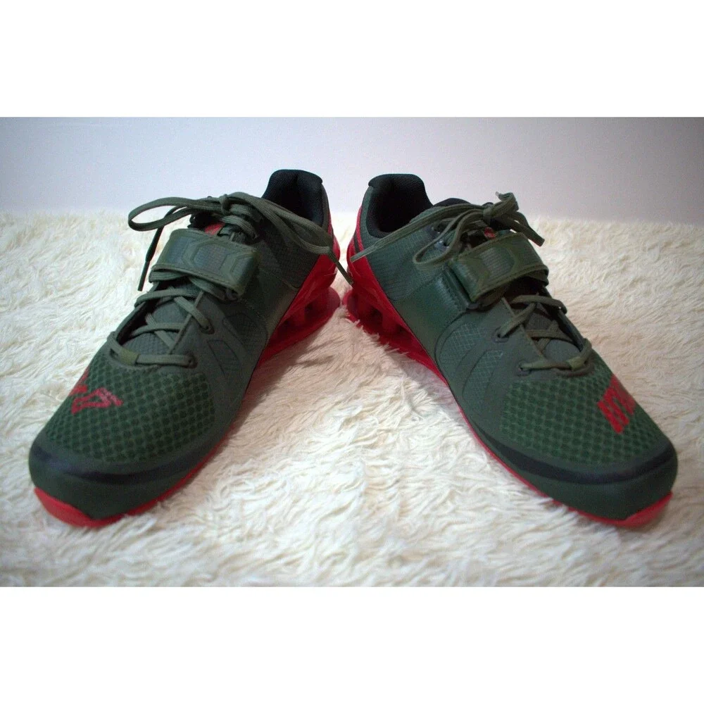 Inov-8 FastLift 325 Training Sneakers 000722‑GR‑RD‑01 Men's Size 9.5/Women's 11